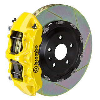 Brembo GT 6-Piston Front Big Brake Kit (Yellow, T1 Slotted): Dodge Viper SRT10 2003 - 2010
