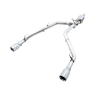 AWE 0FG Cat-Back Exhaust (Dual Rear Exit, Under Bumper, Polished Tips): Dodge Ram 5.7L Hemi 1500 2009 - 2018 (Also fits 2019+ Classic Models)