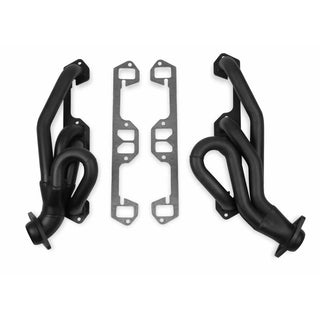 Flowtech Shorty Headers (Black Painted): Dodge Ram / Dakota / Durango 5.2L & 5.9L V8 1996 - 2003