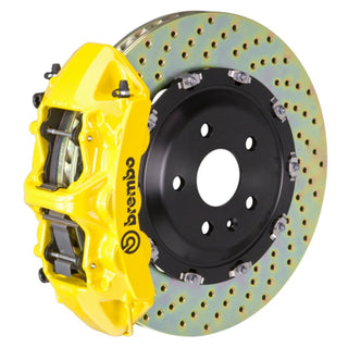 Brembo GT 6-Piston Front Big Brake Kit (Yellow, Drilled, 15"): Fits Most Hemi Models