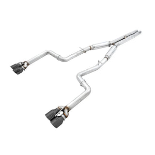 AWE Track Edition Cat-Back Exhaust (Black Tips): Dodge Challenger 5.7L Hemi 2017 - 2023