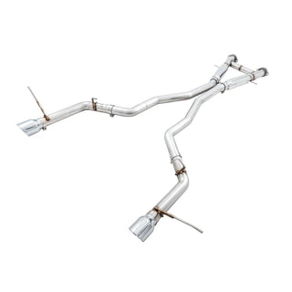 AWE Track Edition Cat-Back Exhaust (Polished Tips): Jeep Grand Cherokee 6.4L SRT 2012 - 2021