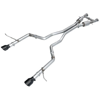 AWE Track Edition Cat-Back Exhaust (Black Tips): Dodge Durango 5.7L Hemi 2011 - 2025