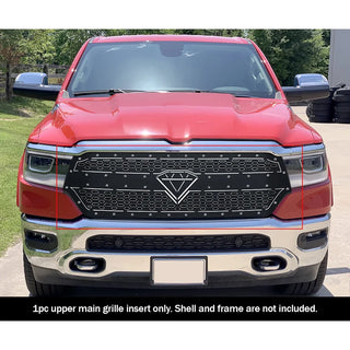 APS Stainless Upper Sheet Grille (Version 1) (Laramie/Lone Star/Big Horn/Tradesman): Ram 1500 2019 - 2024