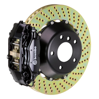 Brembo GT 4-Piston Rear Big Brake Kit (Black, Drilled): Fits Most Hemi Models