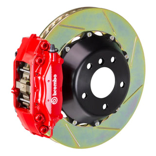 Brembo GT 4-Piston Rear Big Brake Kit (Red, T1 Slotted): Dodge Viper 1992 - 2002