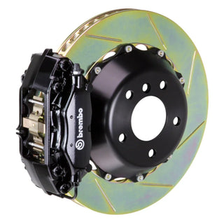 Brembo GT 4-Piston Rear Big Brake Kit (Black, T1 Slotted): Dodge Viper 1992 - 2002