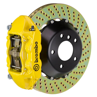 Brembo GT 4-Piston Rear Big Brake Kit (Yellow, Drilled, 15"): Fits Most Hemi Models