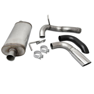 JBA Axle-Back Exhaust System: Jeep Wrangler JL 2018 - 2025 (2.0L I4 / 3.6L V6)