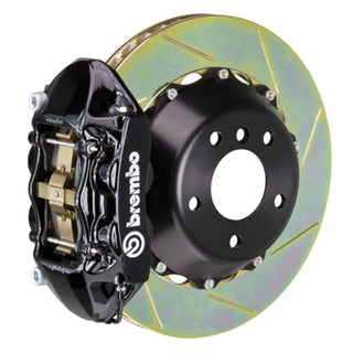 Brembo GT 4-Piston Rear Big Brake Kit (Black, T1 Slotted, 15"): Fits Most Hemi Models