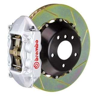 Brembo GT 4-Piston Rear Big Brake Kit (Silver, T1 Slotted): Fits Most Hemi Models