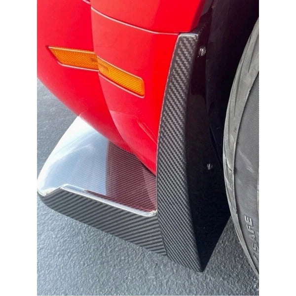 2x Carbon Fiber Front Fog Light Lamp Trim Decor Cover for Dodge Challenger 2015 2x Carbon Fiber Front Fog Light Lamp Trim Decor Cover for Dodge Challenger 2015