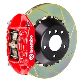 Brembo GT 4-Piston Rear Big Brake Kit (Red, T1 Slotted): Fits Most Hemi Models