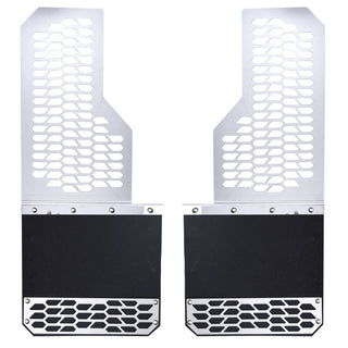 Putco 19-20 Ram HD Dually - (Fits Rear) - Set of 2 Mud Skins - Brushed SS w/ Hex Shield