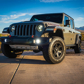 ARB Plug N Play Fog Light Kit SAE: Fits Jeep Wrangler/JT/JL 2018-2025 w/ White