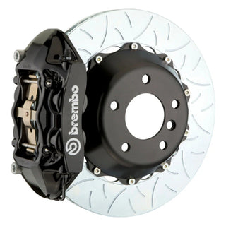 Brembo GT 4-Piston Rear Big Brake Kit (Black, T3 Slotted): Fits Most Hemi Models