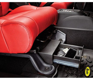 Bestop Underseat Lock Box (PASSENGER SIDE): Jeep Wrangler JK 2007-2018 3.8L/3.6L