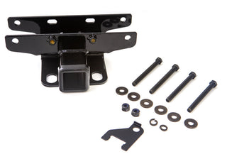 Rampage Trailer Hitch 2in: Jeep Wrangler JK/JL 2007-2019 w/ Hardware - Black