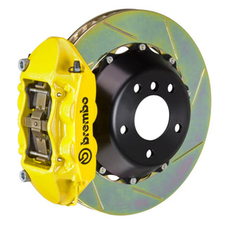 Brembo GT 4-Piston Rear Big Brake Kit (Yellow, Slotted): Fits Most Hemi Models