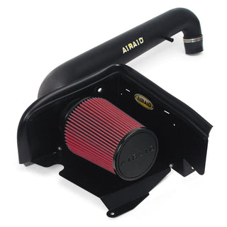 Airaid Cold Air Dam (CAD) Intake System w/ Tube (Dry Red Media): Jeep Wrangler (1997-2006)