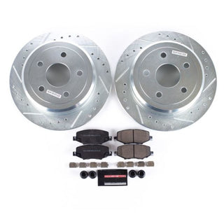 PowerStop Z23 Evolution Sport Brake Kit D&S (REAR): Jeep Wrangler 2007-2018 3.6L/3.8L V6