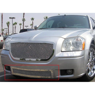 APS Polished Stainless Lower Mesh Grille (2.5mm Wire): Dodge Magnum 2005 - 2007