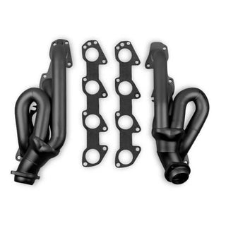Flowtech Shorty Headers (Black Painted): Dodge Ram 5.7L Hemi 1500 2009 - 2010 / Ram 5.7L Hemi 1500 2011 - 2018