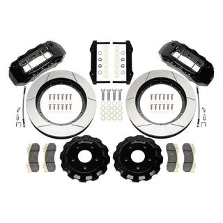 Wilwood TX6R 6-Piston Front Big Brake Kit (Black Calipers, Slotted Rotors): Ram 1500 2013 - 2018