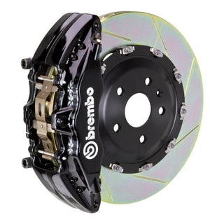 Brembo GT 6-Piston Front Big Brake Kit (Black, T1 Slotted): Jeep Grand Cherokee 2022 - 2025 (All Models, Including L)
