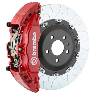 Brembo GT 6-Piston Front Big Brake Kit (Red, T3 Slotted): Jeep Grand Cherokee 2022 - 2025 (All Models, Including L)