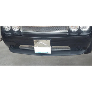 APS Polished Stainless Upper Mesh Grille: Dodge Challenger 2009 - 2014