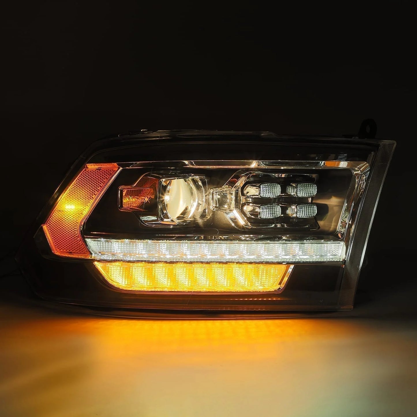 AlphaRex PRO Projector Headlights (Black): Dodge Ram 2009 - 2018