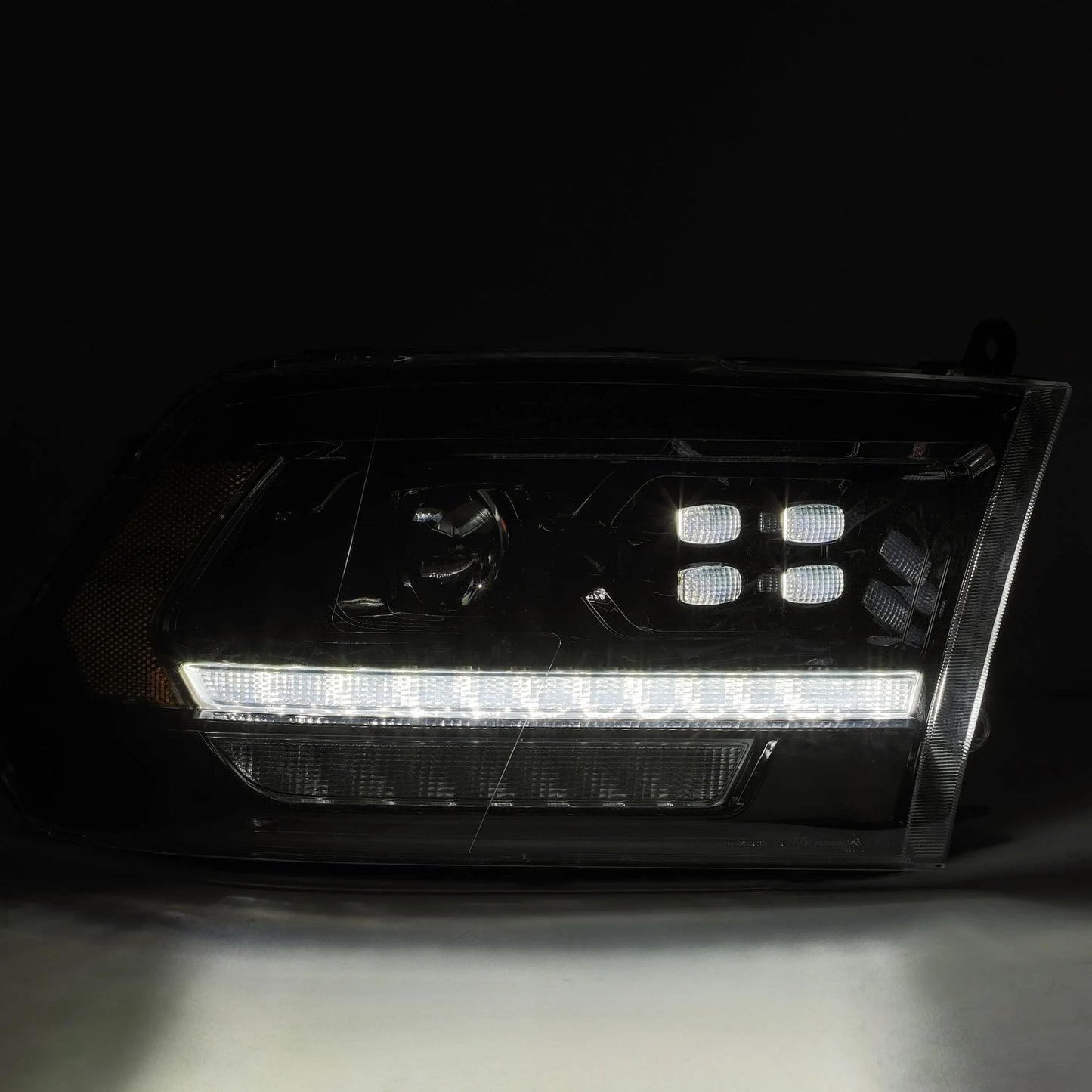 AlphaRex PRO Projector Headlights (Black): Dodge Ram 2009 - 2018