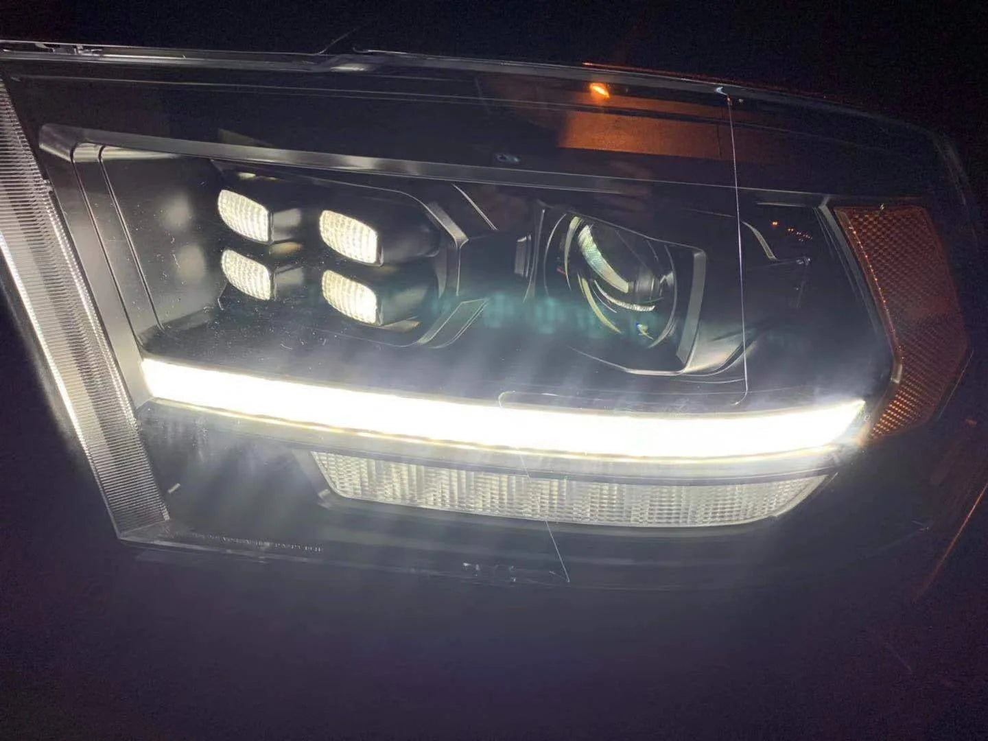 AlphaRex PRO Projector Headlights (Black): Dodge Ram 2009 - 2018