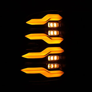 AlphaRex LUXX LED Tail Lights (Alpha-Black): Dodge Ram 2009 - 2018 (1500, 2500 & 3500)