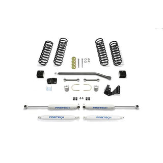 Fabtech 3in Sport II Coilovers: Jeep Wrangler (2007-2017) / JK (2018) w/ Performance Shocks