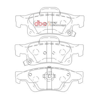 DBA XP650 Semi-Metallic Front Brake Pads: Jeep Grand Cherokee / Dodge Durango (2011-2026)
