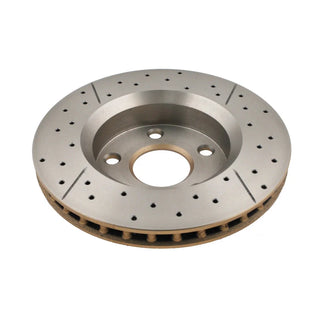 DBA Street Series Front Brake Rotors (Drilled & Slotted): Jeep Wrangler JK 2007 - 2018