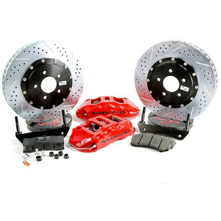 Baer Extreme+ Powder Coated 15" Slotted and Drilled Zinc-Plated Rotor and 6-Piston Monoblock Caliper Brake Kit