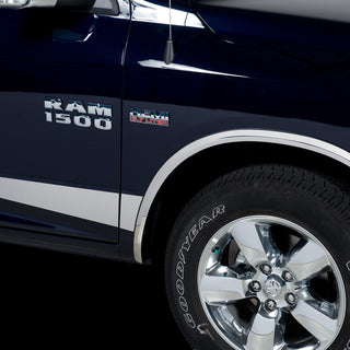 Putco 09-17 RAM 1500 Quad Cab 6.5 - 5.5in Wide - 12pcs (w/o Factory Flares) Pro SS Rocker Panels