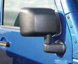 Bestop Door Mirror Set Black Abs Composite (F&R): Jeep Wrangler JK 2007-2018 3.8L/3.6L