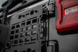 DV8 Offroad Tailgate Reinforcement Molle Panel: Jeep Wrangler JL 2018-2025 3.6L / 6.4L 392