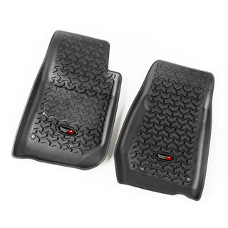 Rugged Ridge Floor Liner Front/Rear/Cargo Black: Jeep Wrangler 2011-2018 3.6L/3.8L V6