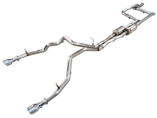 AWE Tuning Dual Rear Exit Catback Exhaust Chrome Tips (REAR): Ram 1500 3.0L 2025-2026