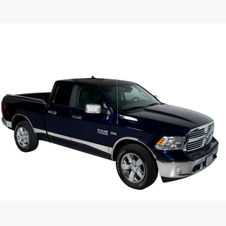 Putco Premium Stainless Steel Rocker Panels Kit 6in Wide (12pcs): Fits Most Dodge Ram Models (2002-2010)