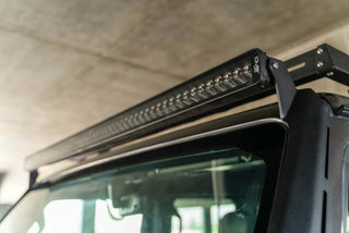 DV8 Offroad Light Bar Mount Low-Profile: Jeep Wrangler JL 2018-2026 / Gladiator JT 2020-2026