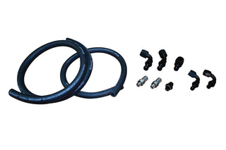Fleece Performance Fuel Distribution Block Hose & Fitting Kit: Dodge Ram 2500 / 3500 2010-2018 6.7L Diesel
