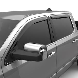 EGR Tape-On Window Visors Set of 4 - Dark Smoke: Fits Most Ram 1500 Models (2019-2024)