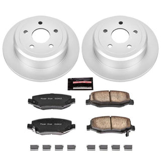 PowerStop Z17 Evolution Geomet Coated Brake Kit (REAR): Jeep Wrangler 2007-2018 3.6L/3.8L V6