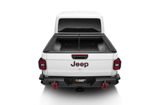 Rugged Ridge Armis Retractable Hard Tonneau Cover w/Max Track and Trail Rail System: Fits Most Jeep Gladiator Models (2018-2026) - Textured Black